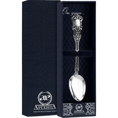 Ложка чайная Аргента"Триумфальная" чернением + футляр