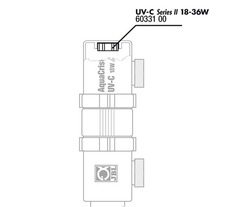 Верхняя прокладка кварцевого кожуха JBL для UV-C стерилизаторов 18 и 36 ватт