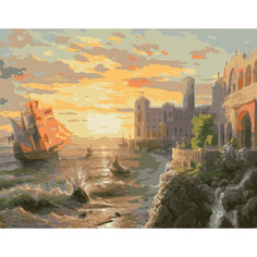 Картина по номерам на холсте 40*50 см Colibri "У моря" (VA-1619)