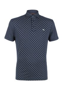 Футболка-поло мужская HARMONT&BLAINE LRD059020993 синяя XL INT