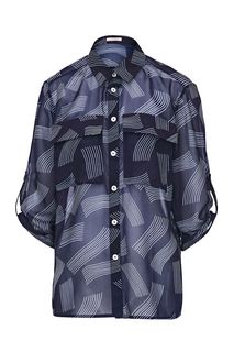 Блуза женская Argent VLR2003818 синяя 52 RU