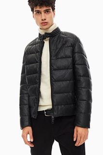 Кожаная куртка мужская Antony Morato MMCO00684-FA210045 9000 черная 52 IT