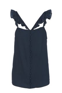 Блуза женская ICHI 111608 синяя 38 EU
