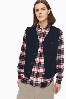 Жилет мужской Selected 16075064 синий 46 EU