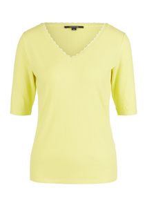Футболка женская COMMA 81.002.32.3522 желтая 34 DE