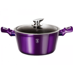 Кастрюля с крышкой 20см Berlinger Haus Royal purple Metallic Line 1864-BH