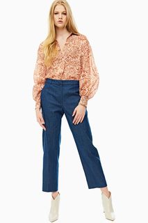 Брюки женские Selected 16074147 синие 38 EU