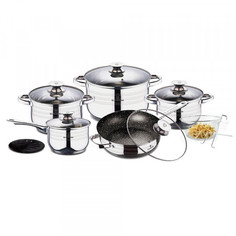 Набор посуды 13 пр. из нержавеющей стали Blaumann BL-3166