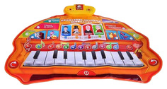 Пианино тетушки Совы обучающее со светом и звуком на батарейках S+S Toys