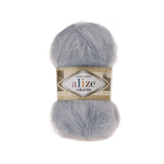 Пряжа Alize "Naturale", цвет: 344 угольно-серый, 230 м, 100 грамм (5 мотков) ( 5)