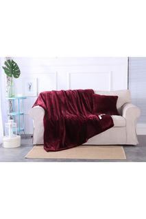 Плед Sofi De MarkO Пл-М22б-160х220 Марсель (бордо) 160х220