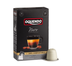 Капсулы Oquendo nero для кофемашин Nespresso 10 капсул