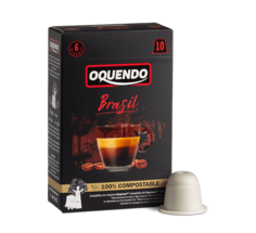 Капсулы Oquendo Brazil для кофемашин Nespresso 10 капсул