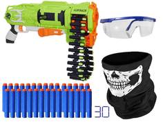 Набор Nerf Восстание Цепевик № 1 Бластер Зомби, Патроны 30 шт., бандана+очки