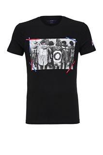 Футболка мужская Gaudi 021GU64033/2001 черная XXL INT