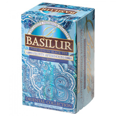 Чай Basilur "Frosty Afternoon", черный с добавками, 25 сашетов