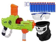 Набор Nerf Восстание Реврипер № 1 Бластер Зомби, Патроны 30 шт., бандана+очки
