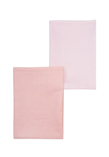 Комплект пеленок Сонный гномик муслин (розовый, сухая роза)