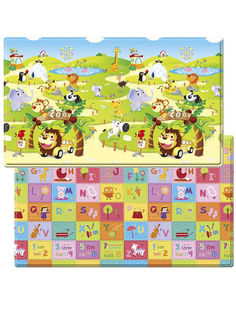 Напольный коврик Dwinguler Playmat M Zoo двухсторонний 190 х130 см