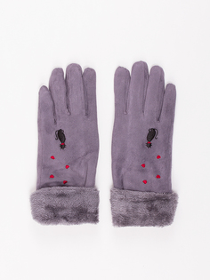 Перчатки женские DAIROS GD71700264 серые