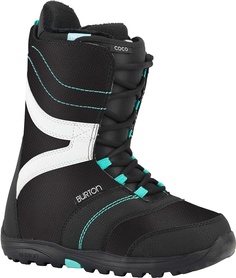 Ботинки Для Сноуборда Burton 2017-18 Coco Black/Teal (Us:4)