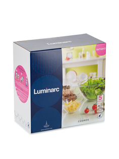 Набор салатников Космос 4штx12см + 23см Luminarc