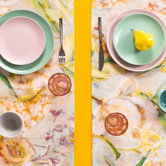 Декоративные дорожки на стол 2 шт. Волшебный цветок, Altali, 140x40 см, 2-2113/1