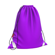 Мешок для обуви ErichKrause Neon Violet, 365x440 мм