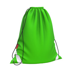 Мешок для обуви ErichKrause Neon Green, 365x440 мм