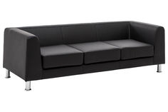 Диван Иск. кожа черная Профофис