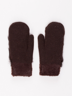 Варежки женские DAIROS GD71700271 коричневые ONE SIZE