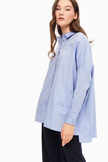 Рубашка женская PAROLE by Victoria Andreyanova P-SS20-229 синяя 40-42 RU