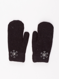 Варежки женские DAIROS GD71700276 черные ONE SIZE