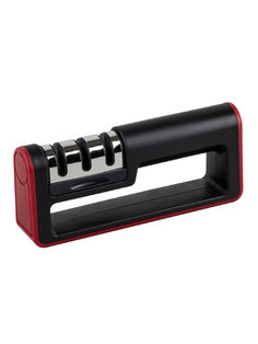 Точилка для ножей Monblick Sharpener, черно-красный