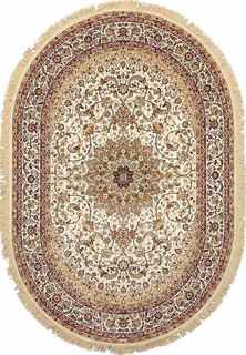 Ковер коллекции «Brilliance» V106-IVR(Oval), Бельгия из вискозы 80x150 см Kover.Ru