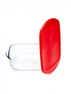 Форма для запекания Ocuisine 212 Прозрачный, красный