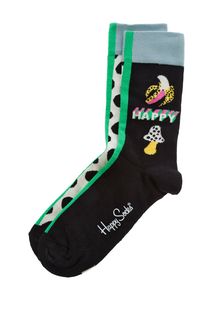 Носки мужские Happy Socks HHA01 0100 черные 41-46 EU