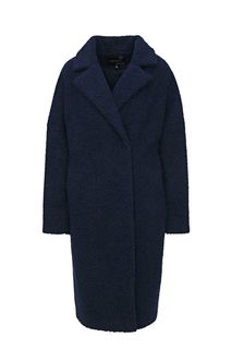 Пальто женское Argent VZU912418 синее 52 RU