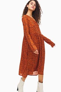 Платье женское Blend She 204457 оранжевое S INT