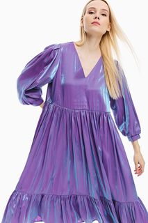 Платье женское Selected 16075683 фиолетовое 36 EU