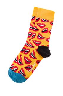 Носки мужские Happy Socks LIP01 2200 желтые 41-46 EU