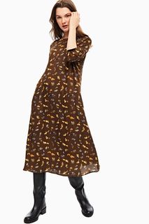 Платье женское PAROLE by Victoria Andreyanova P-FW18-3374-3 коричневое 44 RU