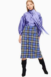 Юбка женская PAROLE by Victoria Andreyanova P-FW19-438-1 синяя 48 RU