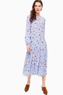 Платье женское PAROLE by Victoria Andreyanova P-FW19-3484-1 синее 44 RU