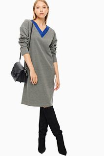 Платье женское PAROLE by Victoria Andreyanova P-FW19-3542-3 серое 46 RU