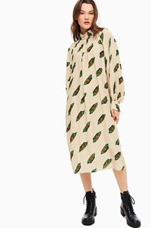 Платье женское PAROLE by Victoria Andreyanova P-FW19-3490 бежевое 50 RU
