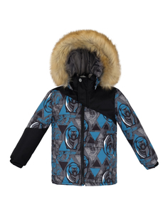 Куртка для мальчика Reike Brown bear grey р.116
