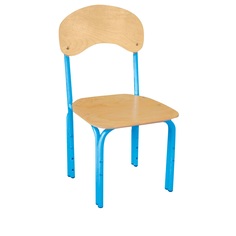 Стулья детские Яшка регулируемые, голубые, 2 шт. No Brand