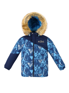 Куртка для мальчика Reike Brown bear blue р.134