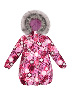 Куртка для девочки Reike Ornament snowflakes fuchsia р.104